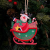 Wooden Sleigh Ornaments | Set of 6