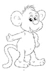 Jumbo Cartoon Colouring Book - 1