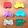 Jumbo Vehicle Crayons - Set of 6