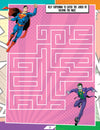 Justice League Stickers Activity and Colouring Book