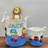 Jute Cotton Storage Basket | Superhero Squad