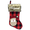 Frosty's Furry Stocking (Set of 2) | Santa & Snowman