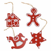 Radiant Red Ornaments | Set of 4