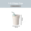 1-2-3 Sip! Sippy Cup | Vanilla/Aqua