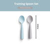 Training Spoon Set | Grey + Aqua