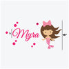 Mermaid | Wall Name Sticker