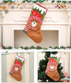 Snowy Scallop And Muffler Stockings | Merry Moose