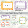 Mixed Pattern | Assorted Label Pack