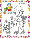 My Activity- Happy Workers Colouring Book