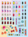 Nail Art and Hair Style- Create and Colour Your Own Nail Art with 150 Glitter Stickers