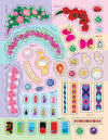 Nail Art and Hair Style- Create and Colour Your Own Nail Art with 150 Glitter Stickers