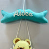 Personalised Name Hanging | Teddy On a Moon