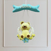 Personalised Name Hanging | Teddy On a Moon