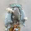 Personalised Name Hanging | Blue Teddy On a Swing