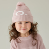 Chunky Knit Letter Beanie | Ballet Pink