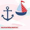 Nautical Miles | Wall Art Stickers