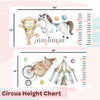 New Circus | Height Chart Wall Sticker