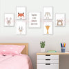 Nursery Decor Animal | Framed Wall Art (Set of 7)