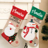 Vintage Vibe Stockings | Happy Santa