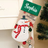 Vintage Vibe Stockings | Snowy Snowman