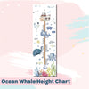 Ocean Whale | Height Chart Wall Sticker