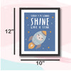 Outerspace | Framed Wall Art (Set of 4)