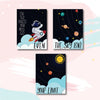 Outer Space | Canvas For Wall (Set of 3)