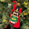 8" Nutcracker Mini Stocking | Red