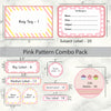 Pink Pattern | Assorted Label Pack