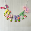 Personalised Name Bunting/Garland | Pink Mermaid