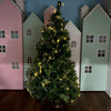 6 ft Pre Lit Luxury Classic Dense Pine Tree With Built In Lights