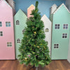 6 ft Pre Lit Luxury Classic Dense Pine Tree With Built In Lights