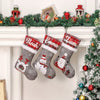 Silver Bells Stocking | Snowy Snowman