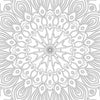 Refreshing Mandala- Colouring Book 1