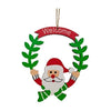 Santa's Greeting Wood Ornament