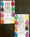 The Mini Men Crayon - Set of 8