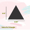 Tale Of A Triangle | Mini Wall Art Sticker