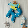 Personalised Name Bunting/Garland | Teddy on a Plane