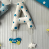 Personalised Name Bunting/Garland | Teddy on a Plane