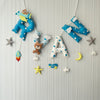 Personalised Name Bunting/Garland | Teddy on a Plane