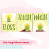 The Frog Prince | Bathroom Frames (Set of 3)