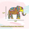 Traditional Elephant | Mini Wall Art Sticker