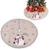 42" Tree Skirt  | Snowman's Embrace