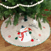 42" Tree Skirt  | Snowman's Embrace