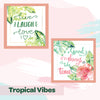 Tropical Vibes Quotes | Framed Wall Art (Set of 2)