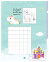 Unicorn Activity and Colouring Book- Die Cut Animal Shaped Book