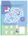 Unicorn Activity and Colouring Book- Die Cut Animal Shaped Book