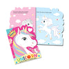 Unicorn Activity and Colouring Book- Die Cut Animal Shaped Book