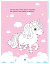 Unicorn Activity and Colouring Book- Die Cut Animal Shaped Book