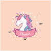 Unicorn | Wall Name Sticker